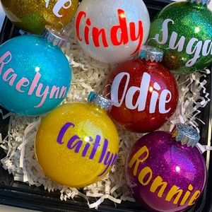 Customized Christmas Ornaments